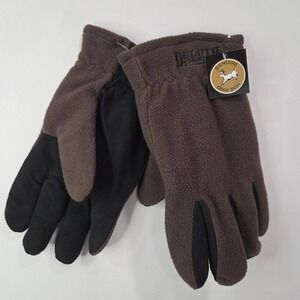 Duluth Trading Co Brown‎ Black Deerskin Palms Fleece Gloves XL Winter Work